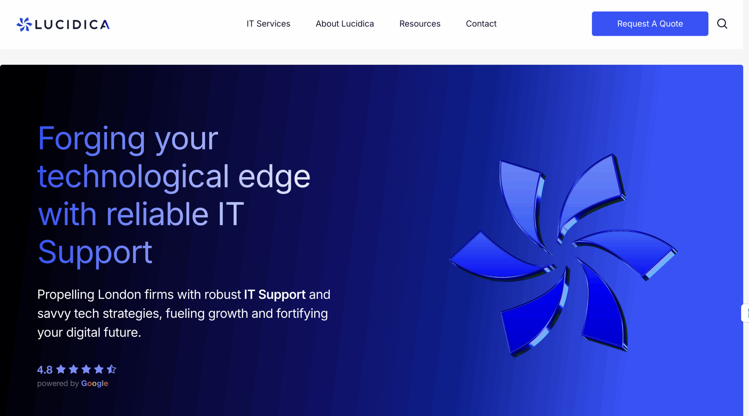 Lucidica LTD. Website